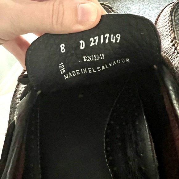 LL Bean Leather Driving Loafers Men’s 8 - Picture 3 of 5